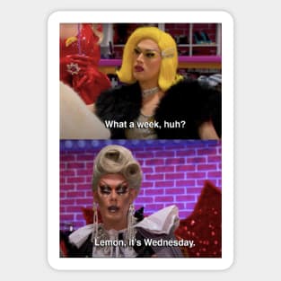 Lemon, it’s drag race. Sticker